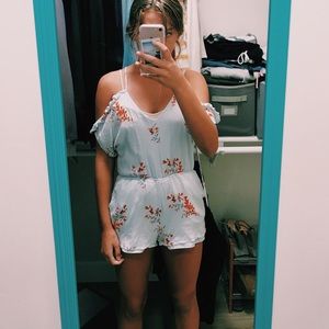 FLORAL PRINT ROMPER